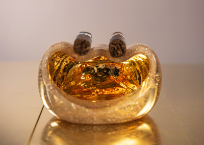 Salamander Gold Small Cigar Ashtray